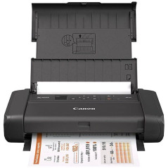 Impresora Portátil Canon PIXMA TR150 con Batería/ WiFi/ Negra - Imagen 1