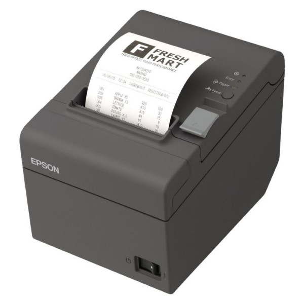 Impresora de Tickets Epson TM-T20III/ Térmica/ Ancho papel 80mm/ USB-RS232/ Negra - Imagen 2