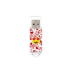 Pendrive 16GB Tech One Tech Emojis Heart Eyes USB 2.0 - Imagen 2