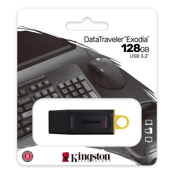 Pendrive 128GB Kingston DataTraveler Exodia USB 3.2 - Imagen 3