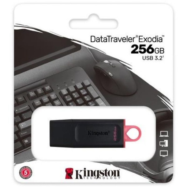Pendrive 256GB Kingston DataTraveler Exodia USB 3.2 - Imagen 3