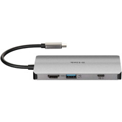 Hub USB Tipo-C D-Link DUB-M810/ 3 Puertos USB 3.0/ 1 Thunderbolt/ 1 HDMI/ 1 RJ45/ Gris - Imagen 3