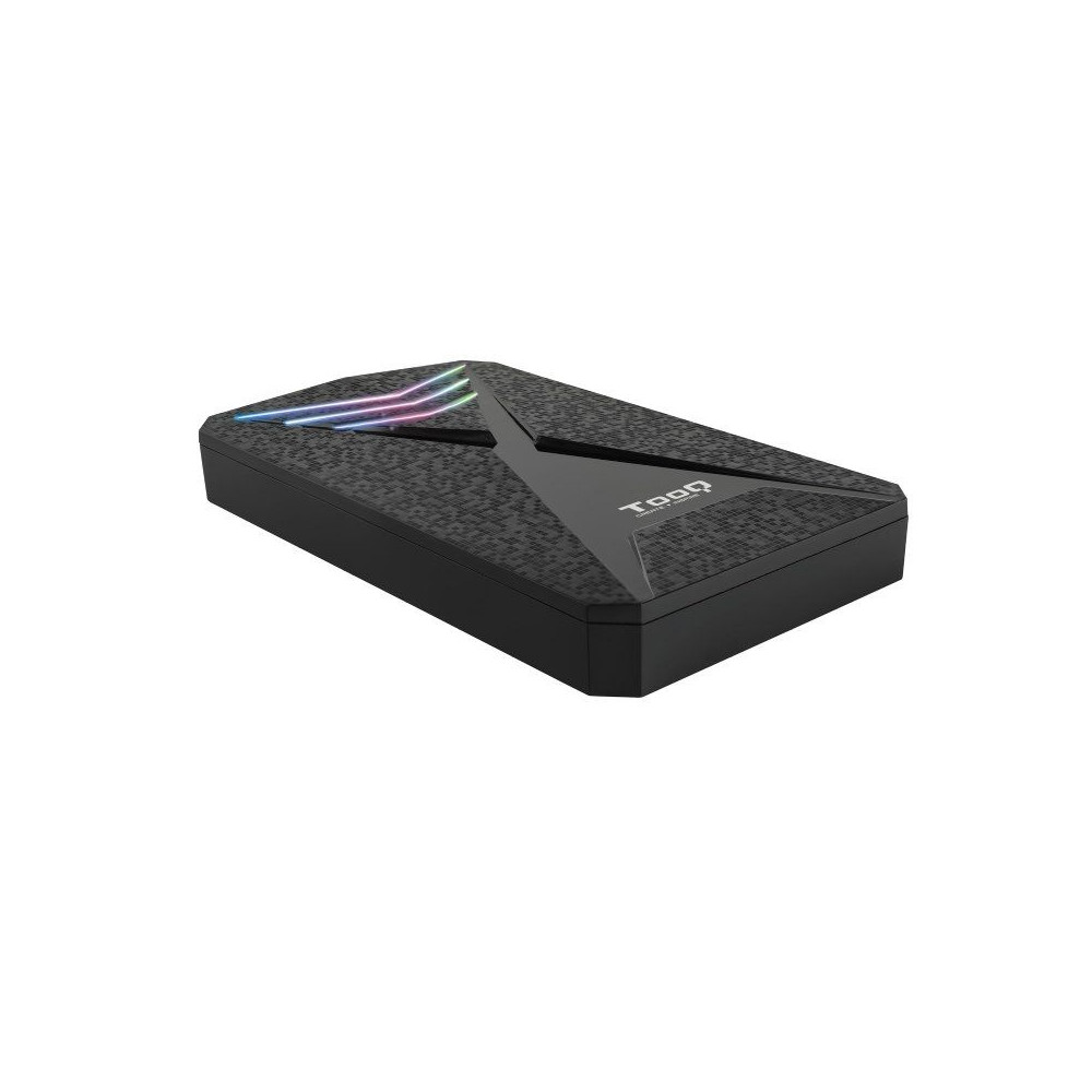 Caja Externa Gaming para Disco Duro de 2.5' TooQ TQE-2550RGB/ USB 3.1/ Sin tornillos - Imagen 1