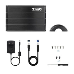 Caja Externa para Disco Duro de 3.5' TooQ TQE-3530B/ USB 3.1 - Imagen 5