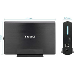 Caja Externa para Disco Duro de 3.5' TooQ TQE-3531B/ USB 2.0 - Imagen 4