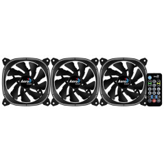 Pack 3 Ventiladores Aerocool Astro 12 Pro/ 12cm + H66F HUB + Mando a Distancia - Imagen 4