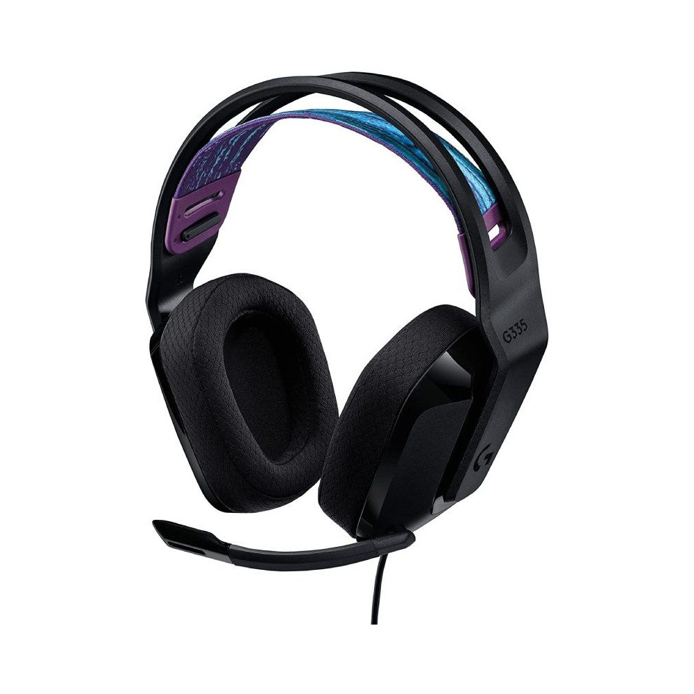 Auriculares Logitech G335/ con Micrófono/ Jack 3.5/ Negros - Imagen 1