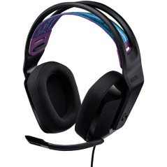 Auriculares Logitech G335/ con Micrófono/ Jack 3.5/ Negros - Imagen 1