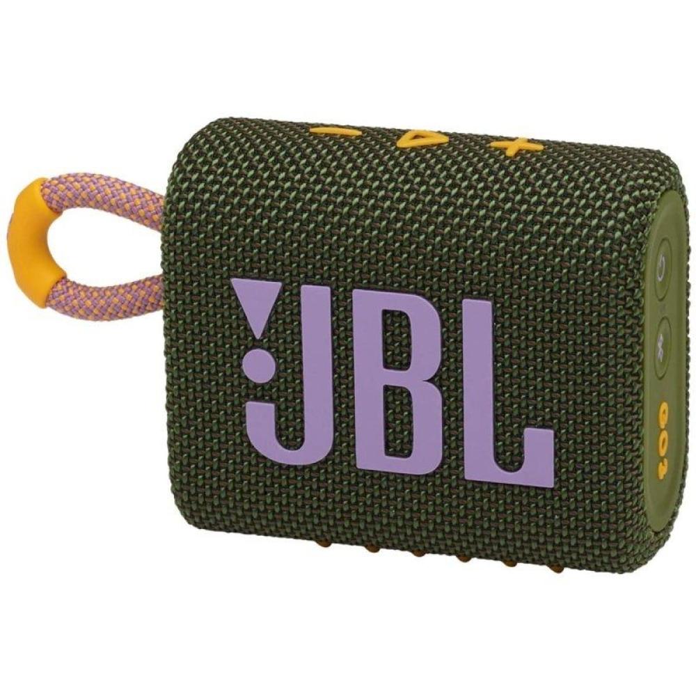 Altavoz con Bluetooth JBL GO 3/ 4.2W/ 1.0/ Verde Rosa - Imagen 1