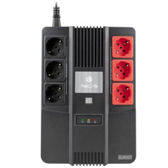 SAI Offline NGS Fortress Bunker/ 600VA-360W/ 6 Salidas/ Formato Bloque - Imagen 1