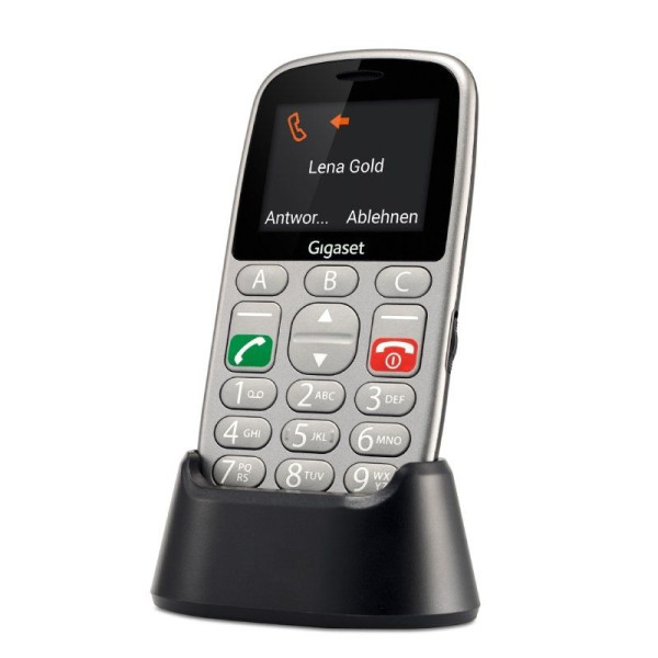 Teléfono Móvil Gigaset GL390 para Personas Mayores/ Gris - Imagen 4