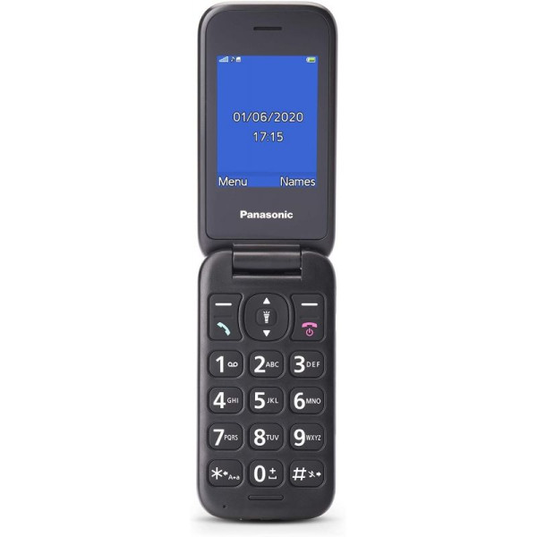 Teléfono Móvil Panasonic KX-TU400EXR para Personas Mayores/ Rojo Granate - Imagen 4