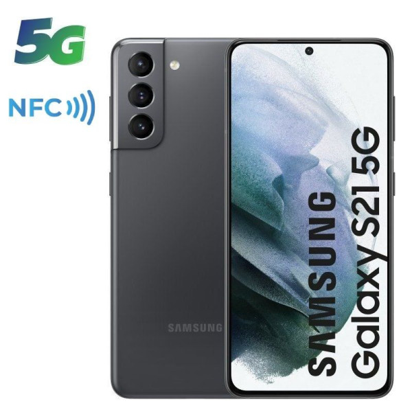 Smartphone Samsung Galaxy S21 8GB/ 128GB/ 6.2'/ 5G/ Gris - Imagen 1