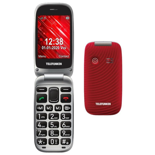 Teléfono Móvil Telefunken S560/ Rojo - Imagen 1