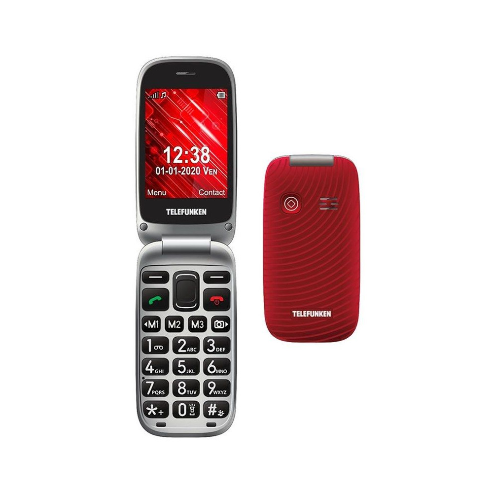 Teléfono Móvil Telefunken S560/ Rojo - Imagen 1