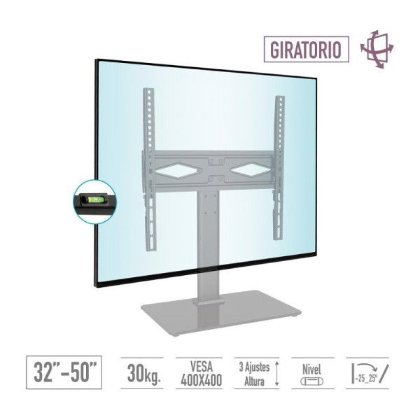 Soporte de Sobremesa TM Electrón TMSLC419 para TV de 32-50'/ hasta 30kg - Imagen 3