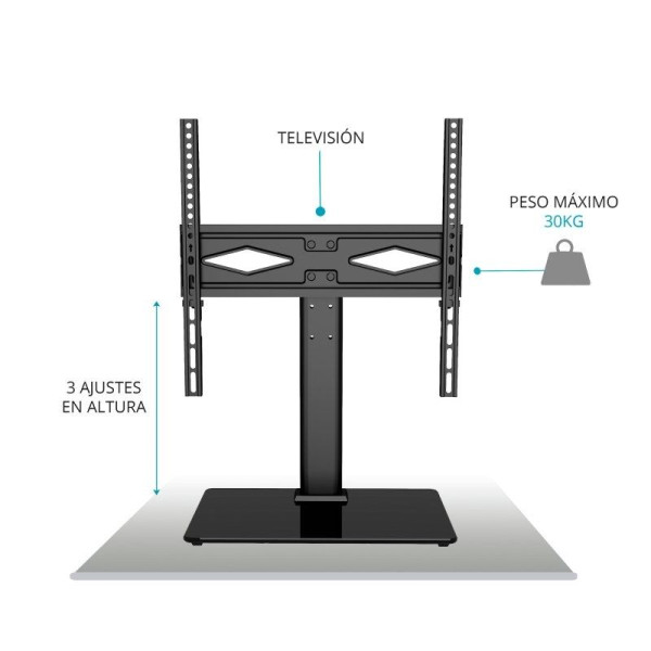 Soporte de Sobremesa TM Electrón TMSLC419 para TV de 32-50'/ hasta 30kg - Imagen 4