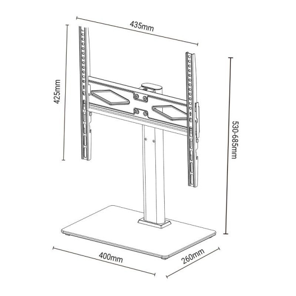 Soporte de Sobremesa TM Electrón TMSLC419 para TV de 32-50'/ hasta 30kg - Imagen 5