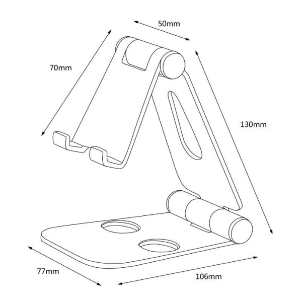 Soporte para Smartphone/Tablet Aisens MS2PXL-092/ Plata - Imagen 5