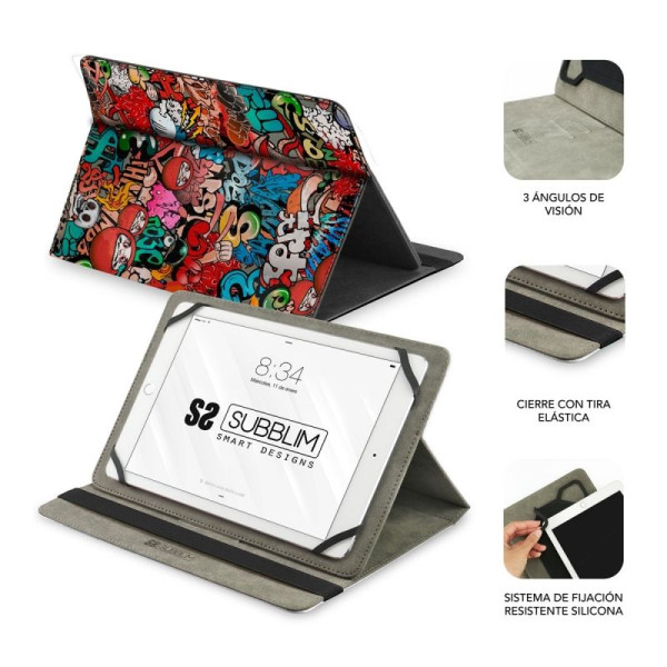 Funda Subblim Trendy Graffiti para Tablets de 10.1' - Imagen 2