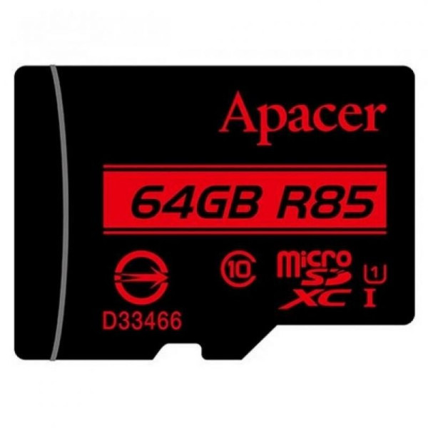 Tarjeta de Memoria Apacer 64GB XC UHS 1 con Adaptador/ Clase 10/ 85MBs - Imagen 2