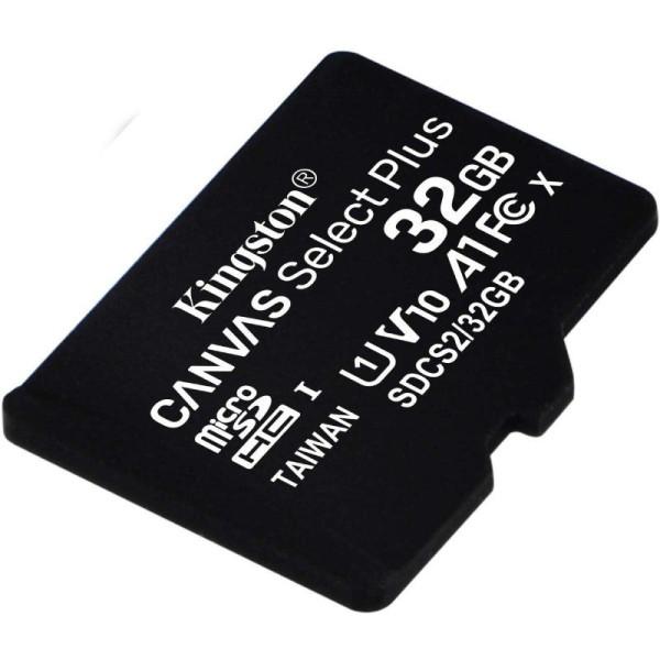 Tarjeta de Memoria Kingston CANVAS Select Plus 32GB microSD HC/ Clase 10/ 100MBs - Imagen 1