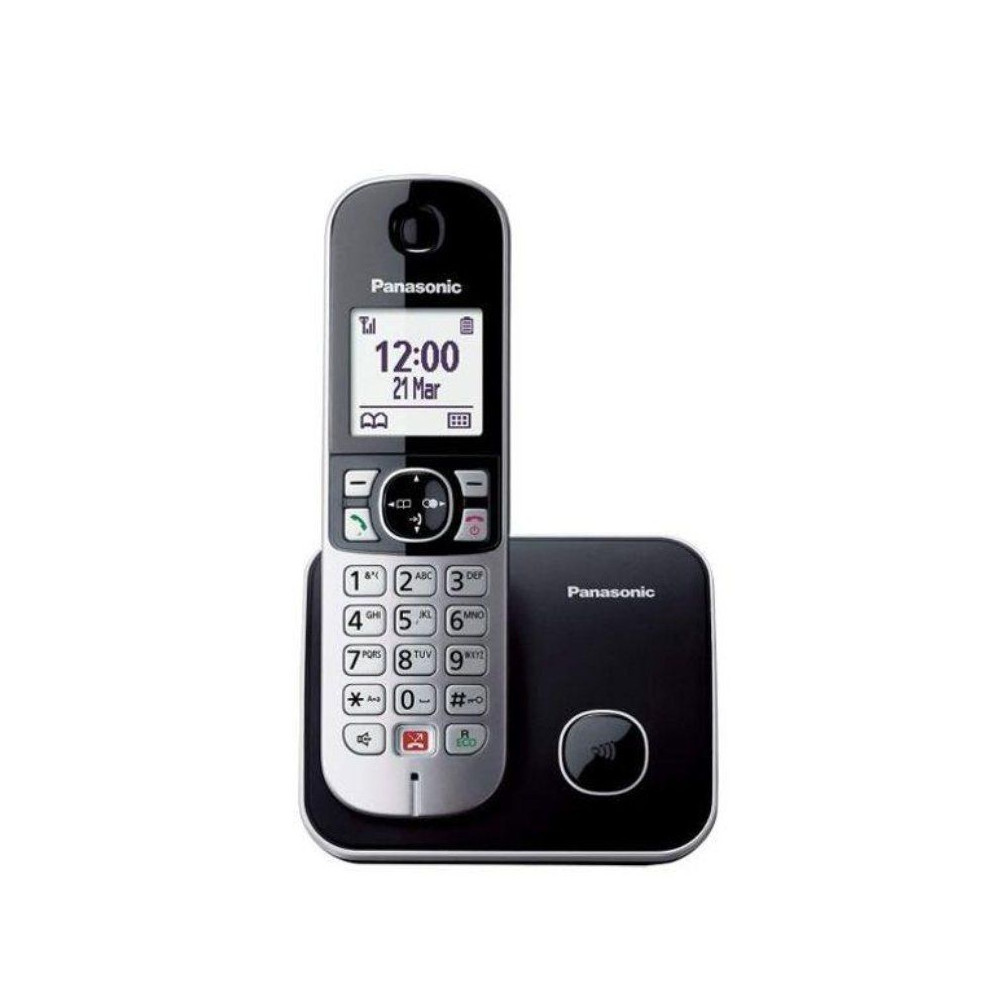 Teléfono Inalámbrico Panasonic KX-TG6851/ Negro - Imagen 1
