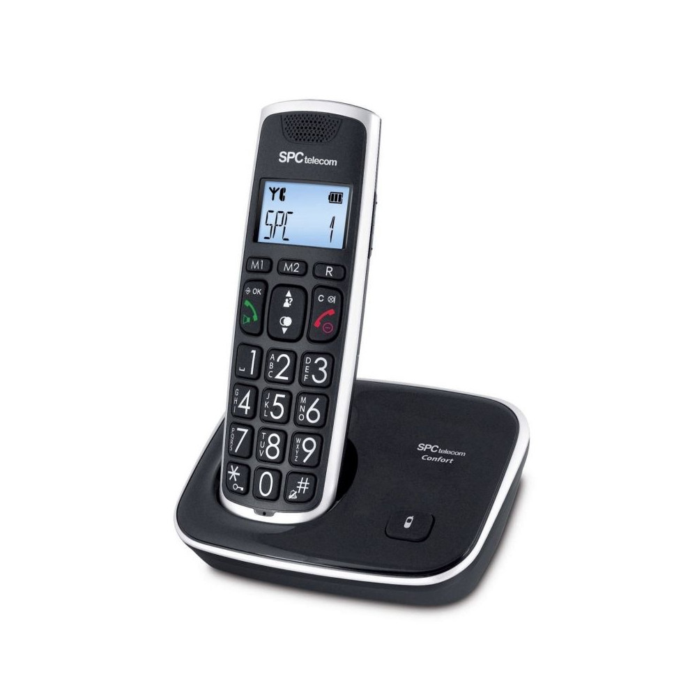 Teléfono Inalámbrico SPC Telecom 7608/ Negro - Imagen 1