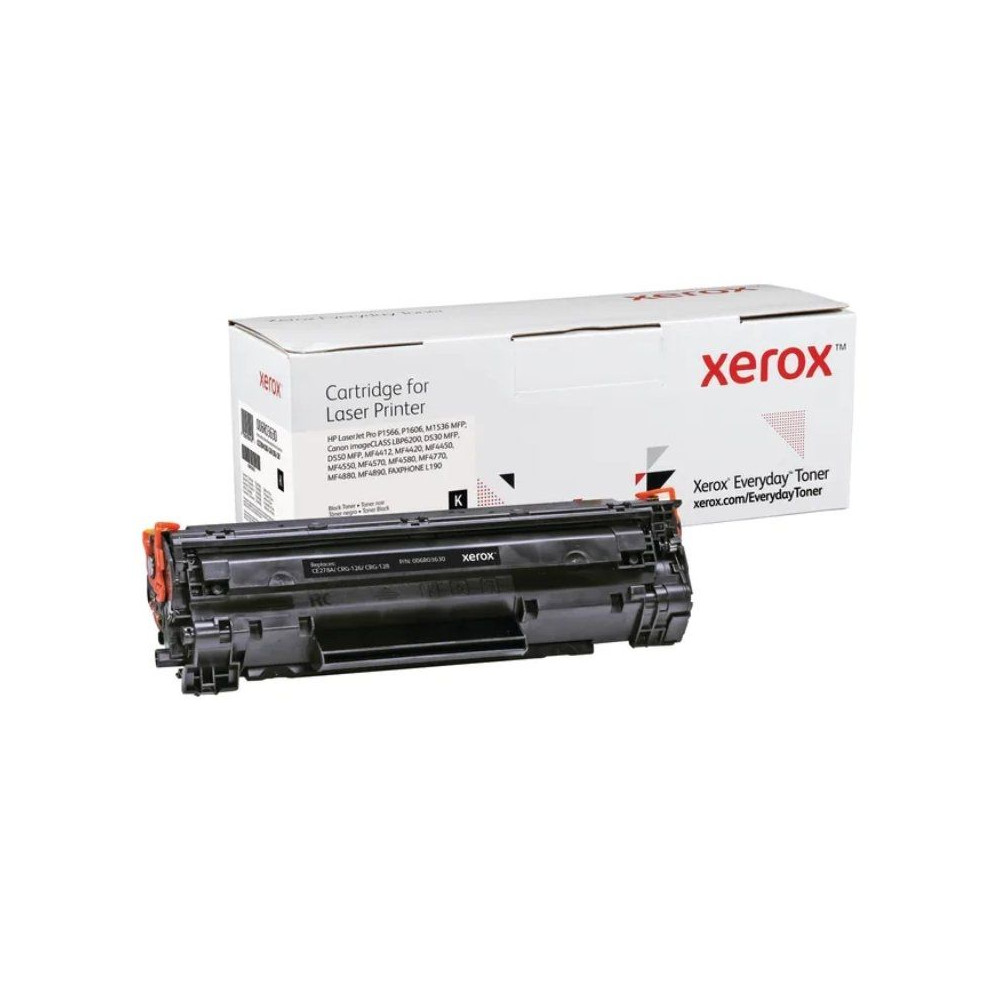 Tóner compatible Xerox 006R03630 compatible con HP CE278A/CRG-126/CRG-128/ 2100 páginas/ Negro - Imagen 1