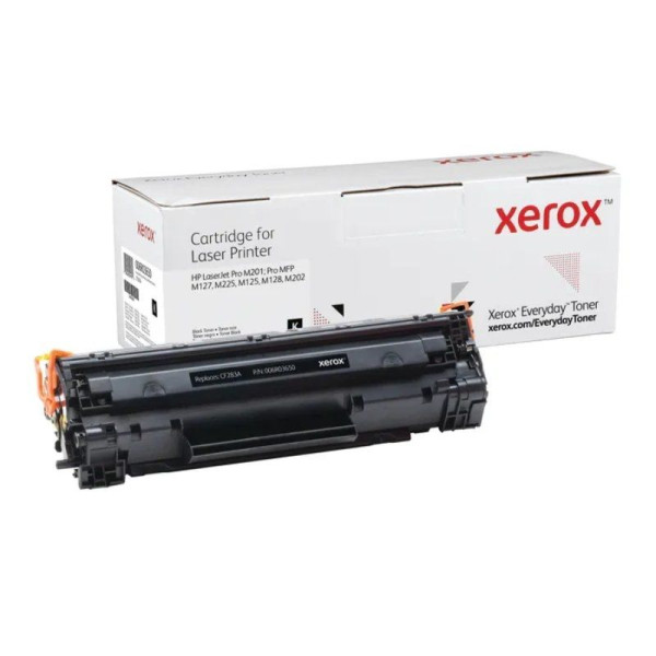 Tóner compatible Xerox 006R03650 compatible con HP CF283A/ 1500 páginas/ Negro - Imagen 1