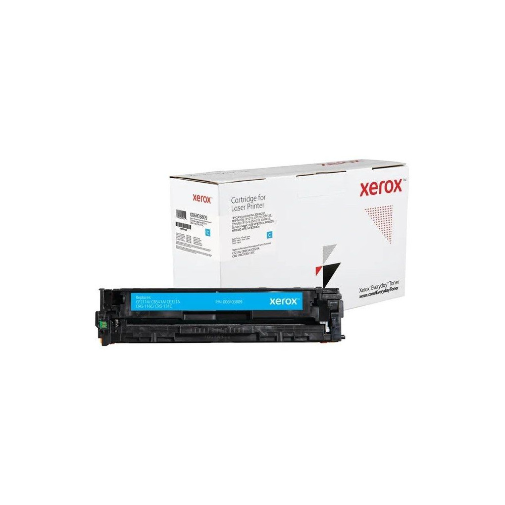 Tóner compatible Xerox 006R03809 compatible con HP CF211A/CB541A/CE321A/CRG-116C/CRG-131C/ 1800 páginas/ Cian - Imagen 1