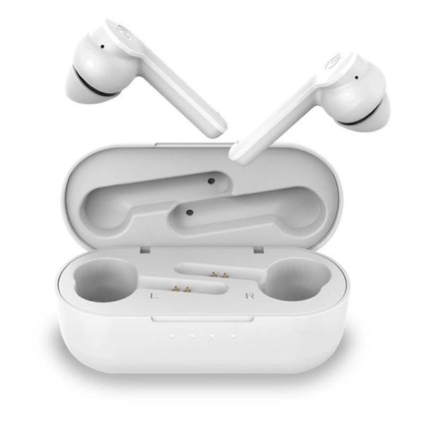 Auriculares Bluetooth Hiditec Vesta con estuche de carga/ Autonomía 8h/ Blancos - Imagen 1