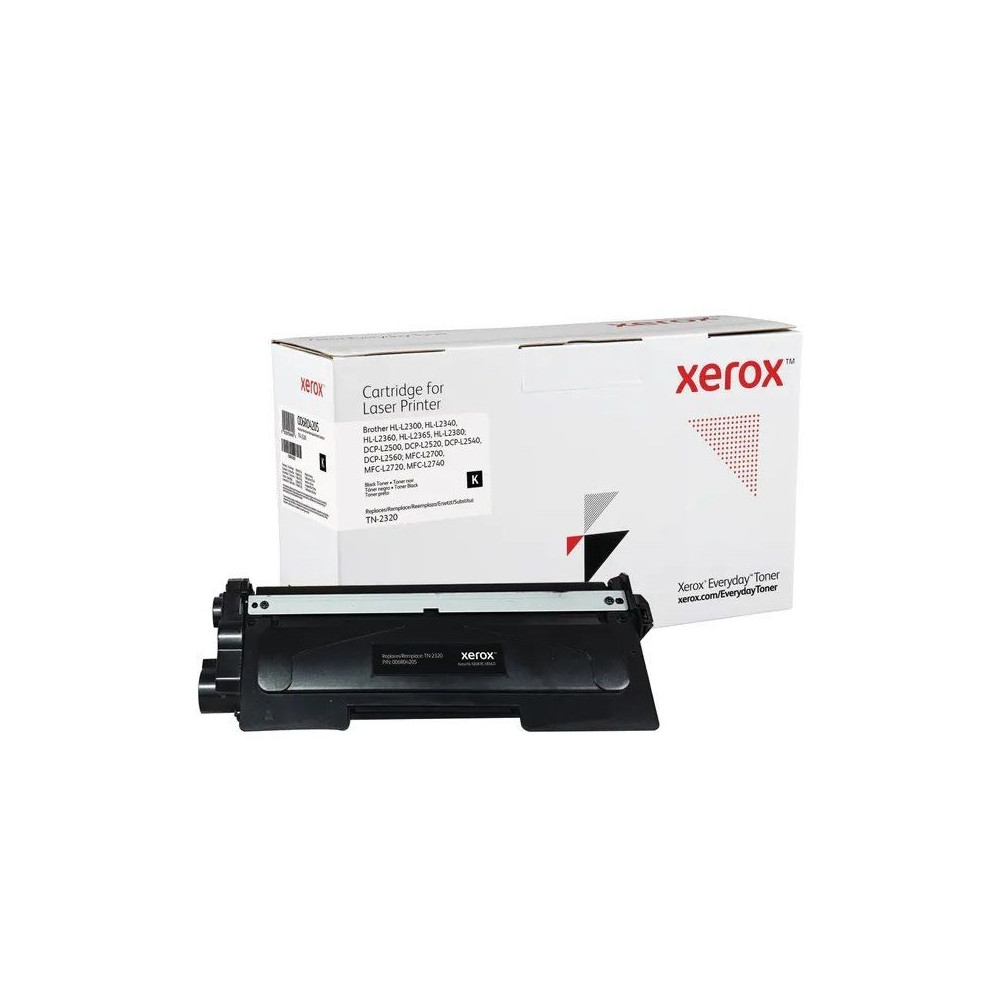 Tóner compatible Xerox 006R04205 compatible con Brother TN-2320/ 2600 páginas/ Negro - Imagen 1
