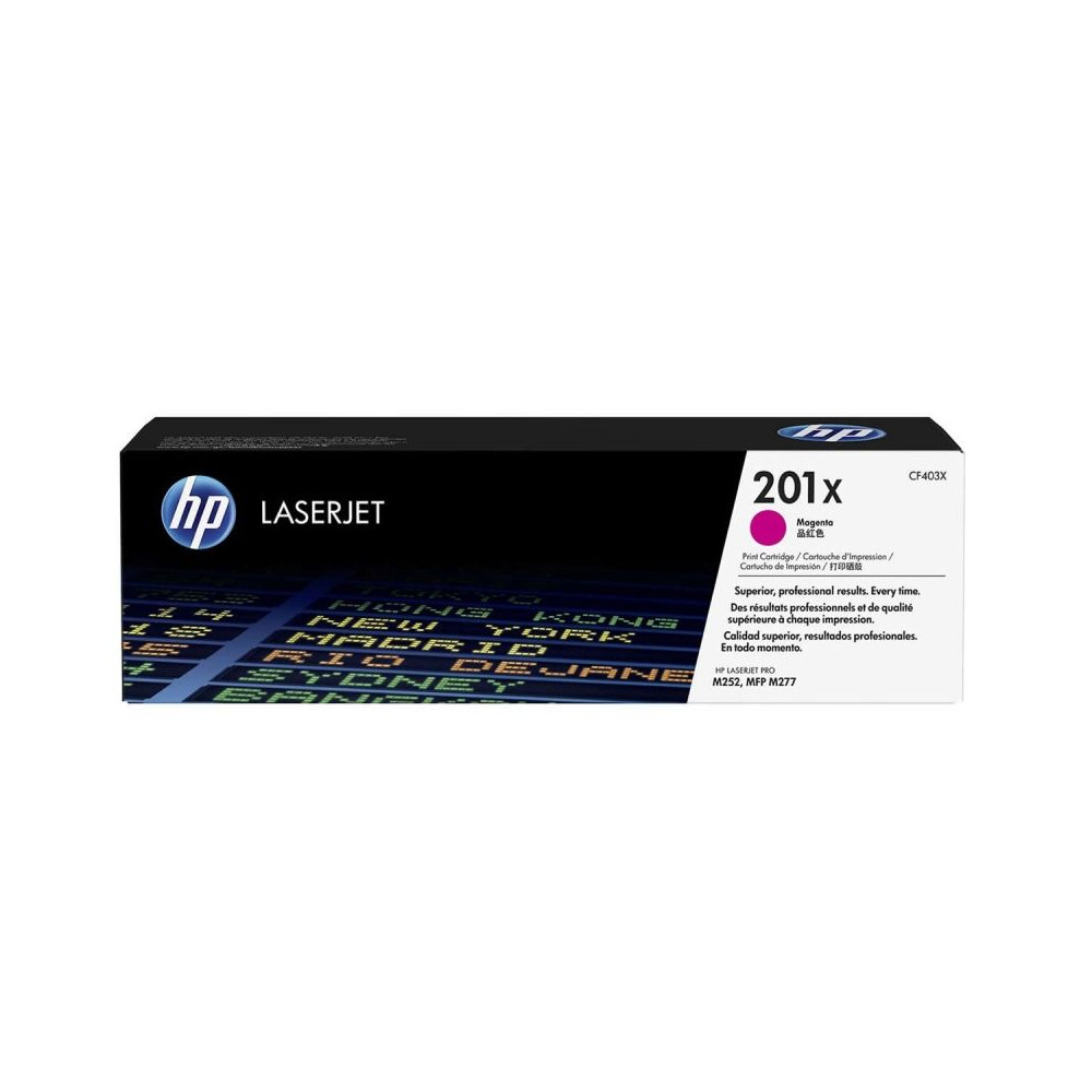 Tóner Original HP nº201X XL Alta Capacidad/ Magenta - Imagen 1