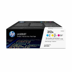 Tóner Original HP nº312A Multipack/ Cian/ Magenta/ Amarillo - Imagen 1