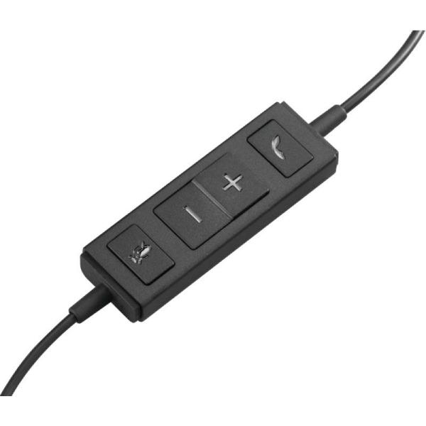 Auricular Logitech H570E/ con Micrófono/ USB/ Negro - Imagen 4