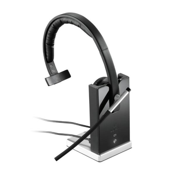 Auricular Inalámbrico Logitech H820E/ con Micrófono/ USB/ Radiofrecuencia/ Negro - Imagen 3