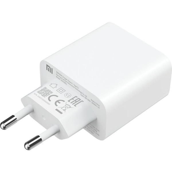 Cargador de Pared Xiaomi Mi 33W Wall Charger/ 1xUSB Tipo-C/ 1xUSB A/ 33W - Imagen 2