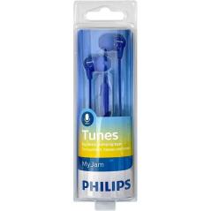 Auriculares Intrauditivos Philips SHE3555/ con Micrófono/ Jack 3.5/ Azules - Imagen 3
