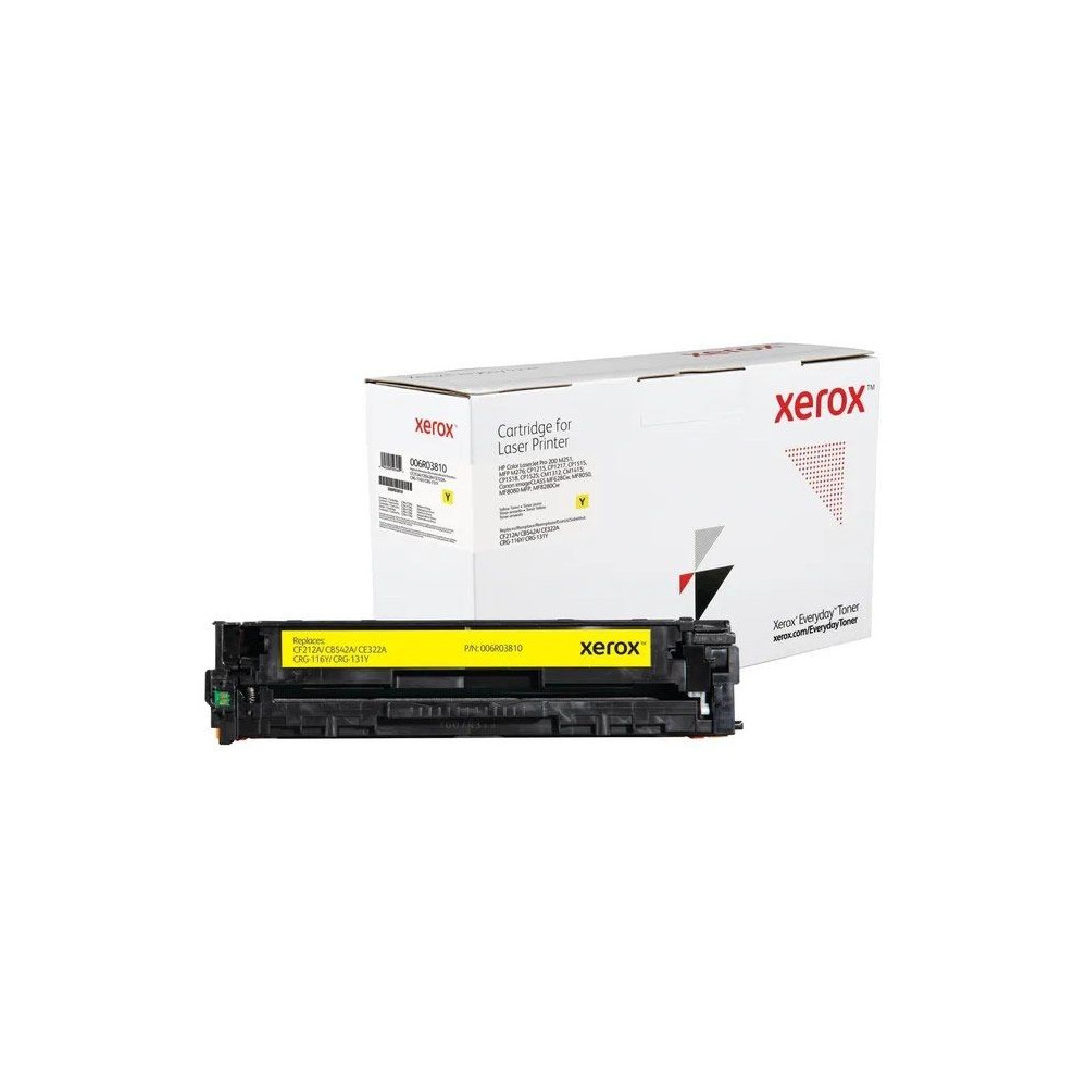 Tóner compatible Xerox 006R03810 compatible con HP CF212A/CB542A/CE322A/CRG-116Y/CRG-131Y/ 1800 páginas/ Amarillo - Imagen 1