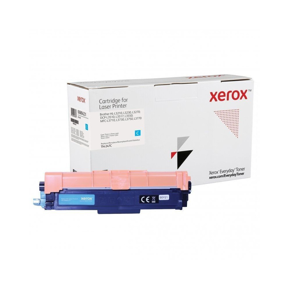 Tóner compatible Xerox 006R04231 compatible con Brother TN-247C/ Cian - Imagen 1