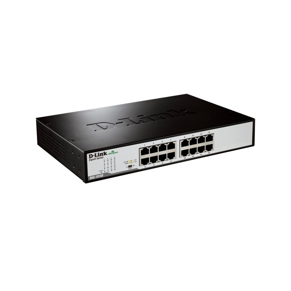 Switch D-Link DGS-1016D 16 Puertos/ RJ-45 Gigabit 10/100/1000 - Imagen 1