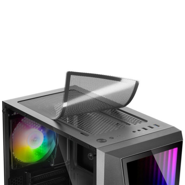 Caja Gaming Semitorre Mars Gaming MC777/ Negro - Imagen 5