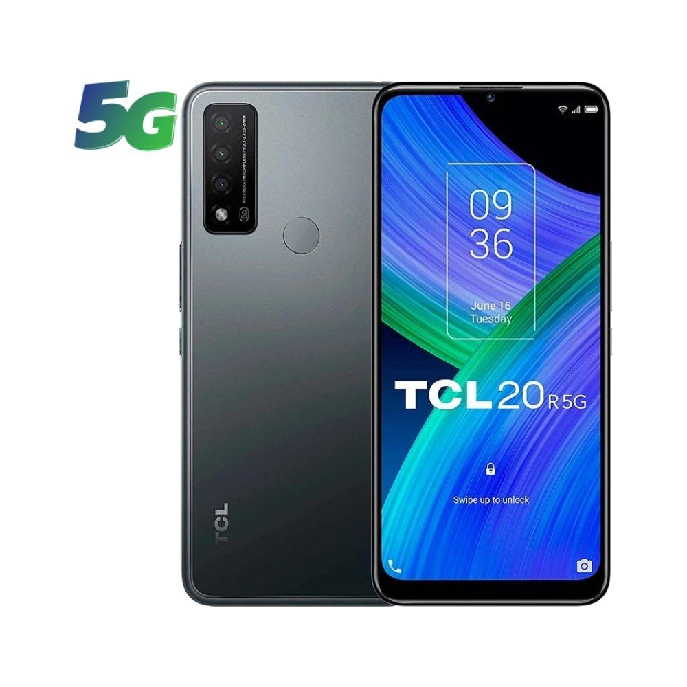 Smartphone TCL 20R 4GB/ 64GB/ 6.52'/ 5G/ Gris Granito - Imagen 1