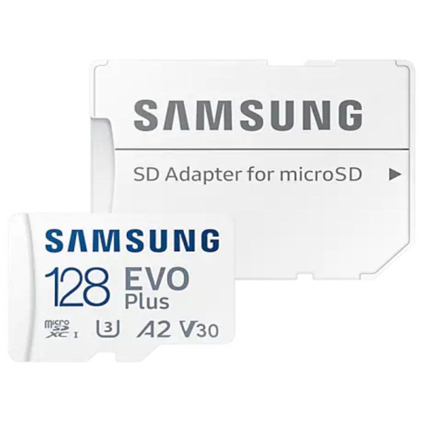 Tarjeta de Memoria Samsung EVO Plus 2021 128GB microSD XC con Adaptador/ Clase 10/ 130MBs - Imagen 1