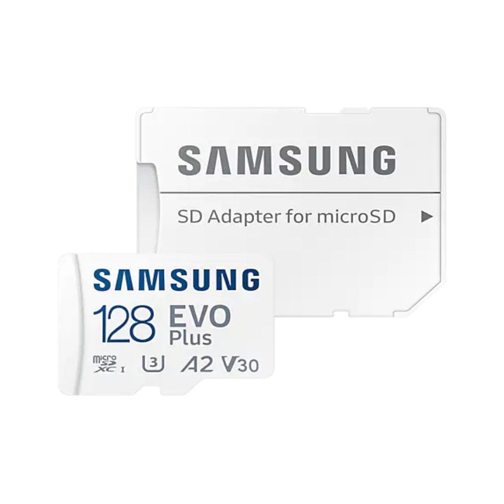Tarjeta de Memoria Samsung EVO Plus 2021 128GB microSD XC con Adaptador/ Clase 10/ 130MBs - Imagen 1