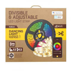 Tira LED Muvit IO MIOLST002/ 5m/ 24W/ Color RGB+CCT/ Regulable/ WiFi - Imagen 2