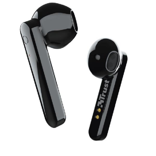 Auriculares Bluetooth Trust Primo Touch con estuche de carga/ Autonomía 4h/ Negros - Imagen 3