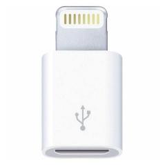 Adaptador Micro USB Lightning 3GO A200/ Micro USB Hembra - Lightning Macho/ Blanco - Imagen 1