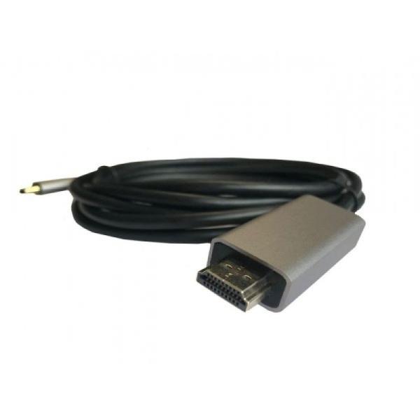 Cable HDMI 3GO C137/ HDMI Macho - USB Tipo-C Macho/ 5m/ Negro - Imagen 2